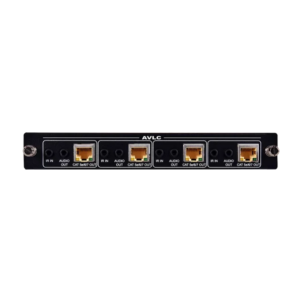 4-Port HDBT with AVLC Output Card