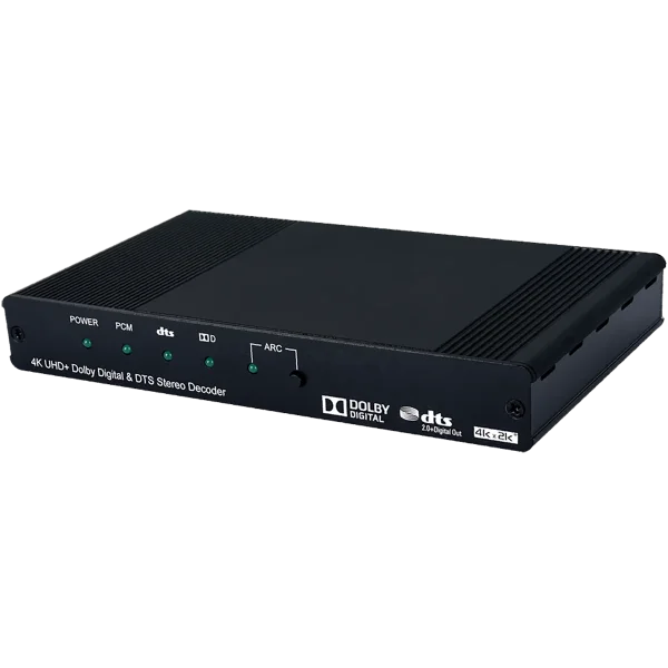 4K UHD+ HDMI Dolby Digital & DTS Stereo Decoder