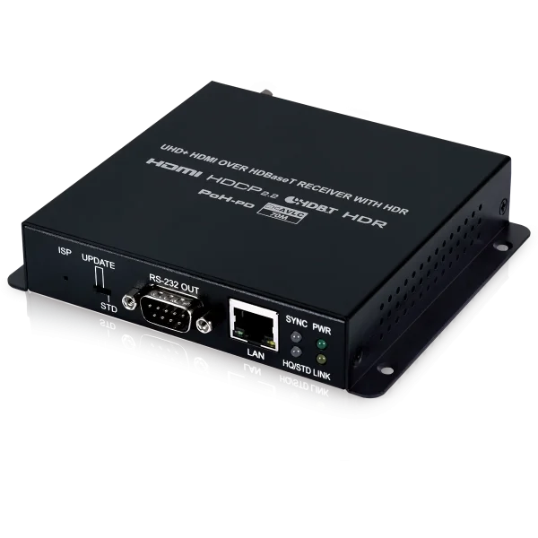 UHD+ HDMI over HDBaseT Receiver with HDR (4K@60 444 up to 100M)