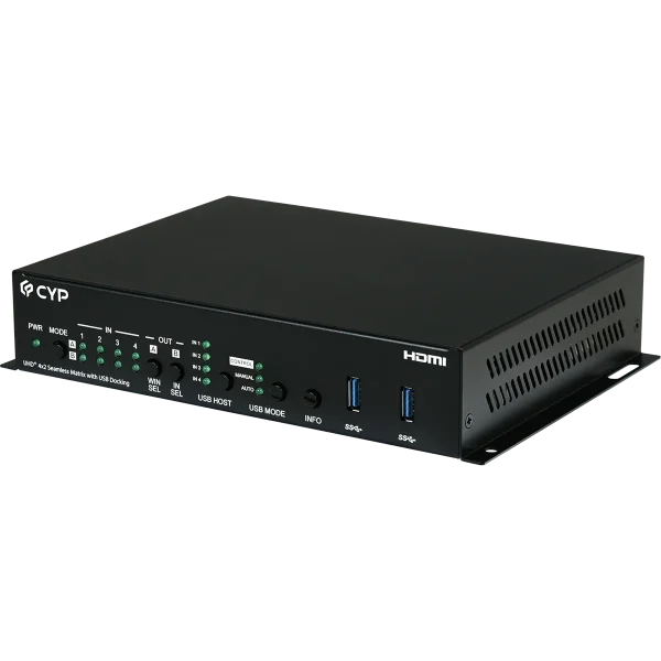 4K@60 4x2 Seamless Matrix with USB Docking