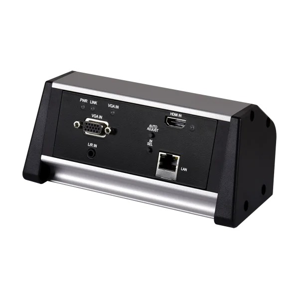 UHD+ HDMI/VGA over HDBaseT Table Box with Scaler & PoH (PD)