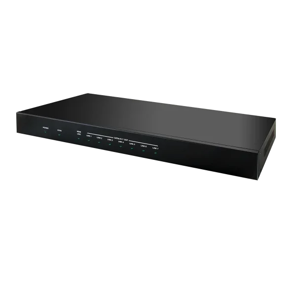1 by 8 HDMI over HDMI & CAT5e/6/7 with PoE and Ethernet Transmitter