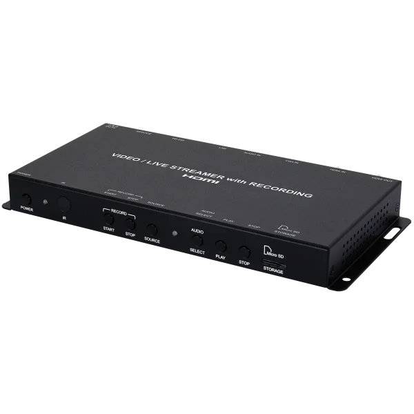 HDMI/VGA to HDMI Live Video Streamer with Recording Function