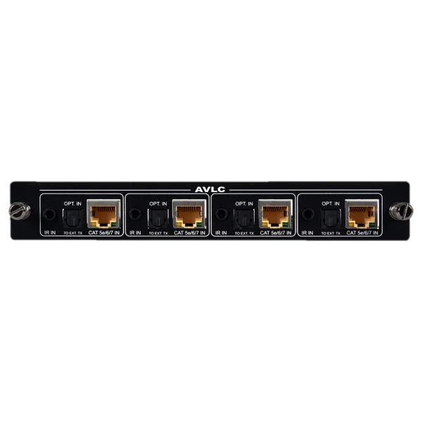 4-Port HDBT with AVLC Input Card