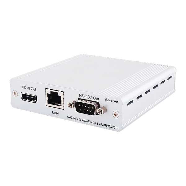 CAT5e/6 to HDMI with LAN/IR/RS-232 (4K@60 420 up to 70M)