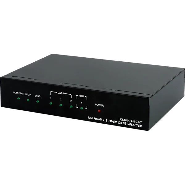 1×4 HDMI to Dual CAT6/7 Splitter