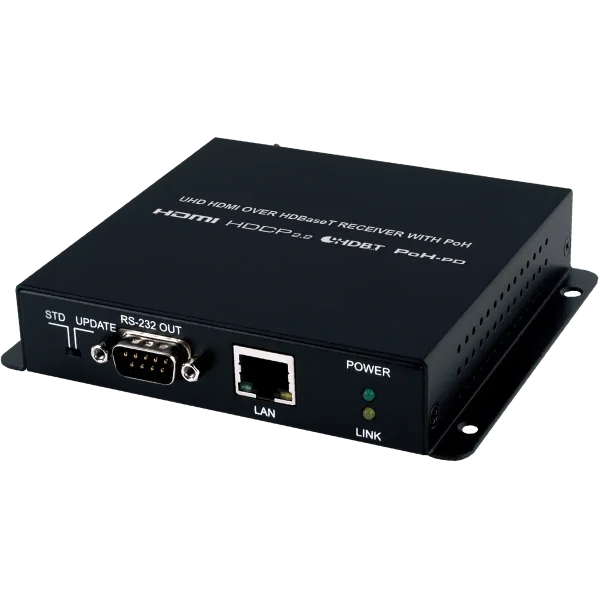 UHD HDMI over HDBaseT Receiver with PoH (4K@60 420 up to 70M)