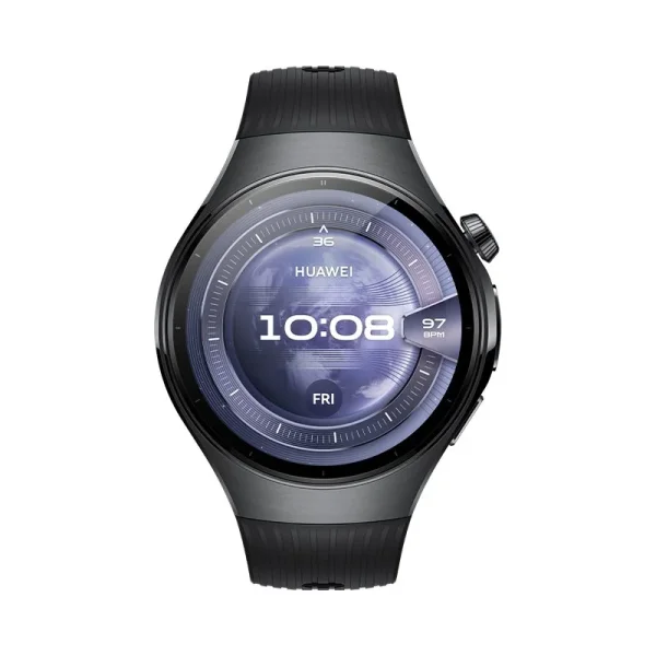Huawei Rates-L19F Watch 5 titanium Smartwatch 46mm black fluoroelastomer