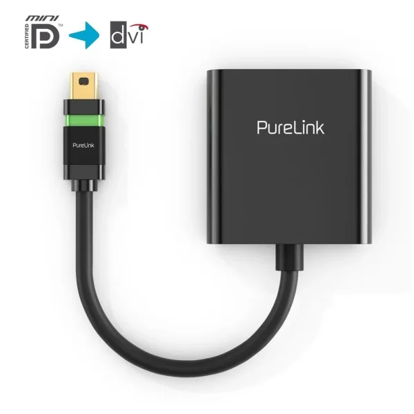 Zertifizierter aktiver 2K Mini DisplayPort / DVI Portsaver Adapter