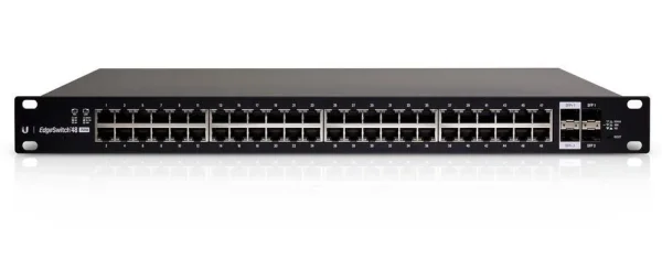 Ubiquiti Switch EdgeSwitch 48xRJ45 GBit/2xSFP/2xSFP+ 500W PoE Managed  19" Rack-Mountable, Gigabit RJ45/SFP/SFP+ Ports