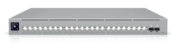 Ubiquiti Switch UniFi 8x2.5G RJ45/16x10G RJ45/2xSFP28 Managed PoE++ 720W 19" Rack-Mountable, 1,3" Touchscreen