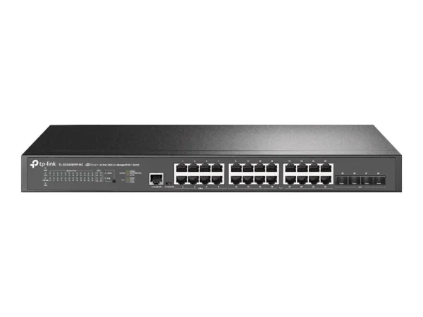TP-LINK Switch SG3428XPP-M2 24x2.5GBit/4xSFP+ Managed 19" Omada SDN, 500 W PoE, WiFi 7/6E/6