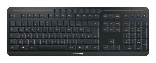 CHERRY Keyboard  STREAM KEYBOARD ULTIMATE WL AESDE] black BT Zwei BT 5.2 Kanäle, 2,4-GHz-Funk und USB-Kabel