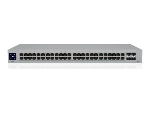 Ubiquiti Switch UniFi 48xRJ45 GBit/4xSFP Managed 32xPoE 195W Gen2 19" Rack-Mountable, 1,3" Touchscreen