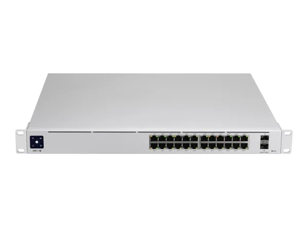 Ubiquiti Switch UniFi 24xRJ45 GBit/2xSFP+ Managed PoE+ 400W Gen2 19" Rack-Mountable, 1,3" Touchscreen