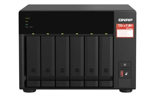 TS-673A-8G 6 BAY 2.2GHZ 4C/8T 8GB DDR4 2X 2.5GBE OPT 10GBE EXP