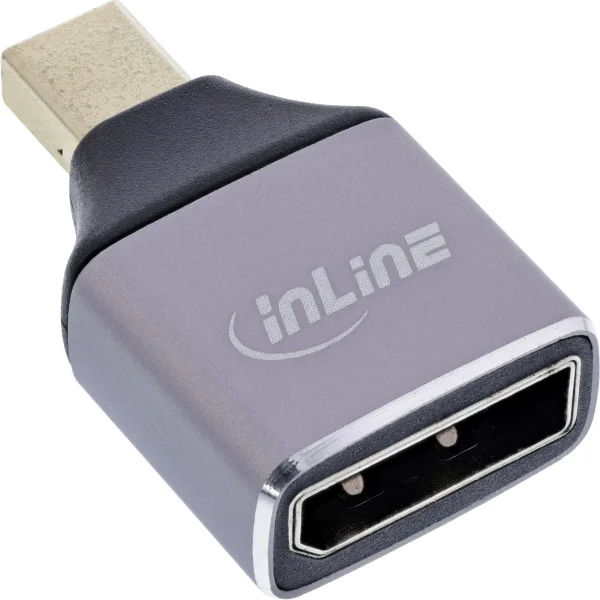 InLine® DisplayPort 1.4 Adapter, DisplayPort Buchse / Mini Displayport Stecker