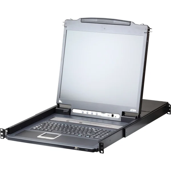 ATEN CL5708IN IT KVM over IP Switch 8-Port 19"-LCD (PS/2-USB VGA) IT-Layout