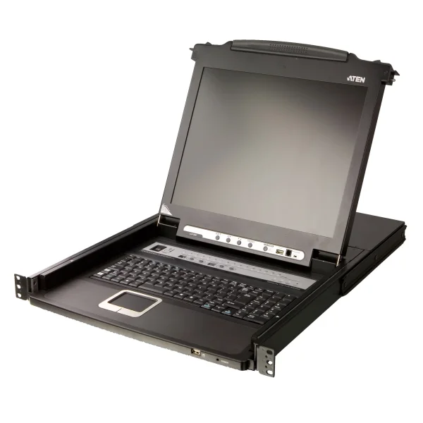 ATEN CL5716M CH KVM Switch 16-Port 17"-LCD Single Rail (PS/2-USB VGA) CH-Layout