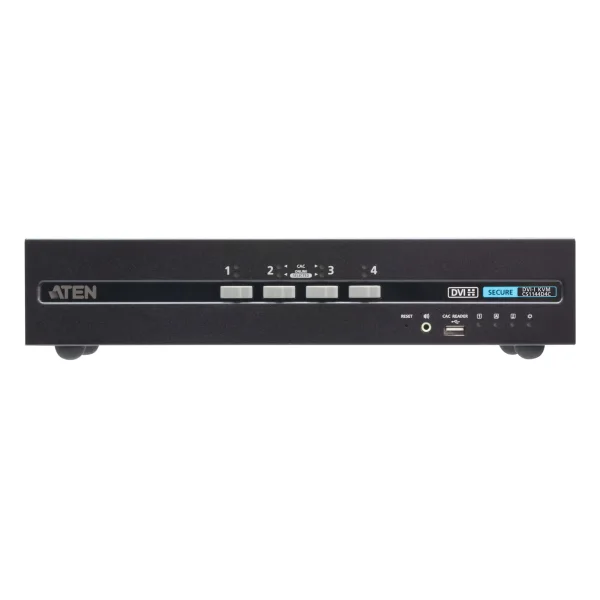 ATEN CS1144D4C 4-Port KVM Secure Switch mit USB 4K DVI Dual-Display PSD PP v4.0
