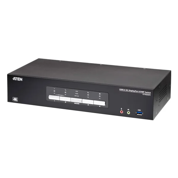 ATEN CS1924ATC KVMP-Switch 4-fach, DisplayPort, USB 3.0, 4K