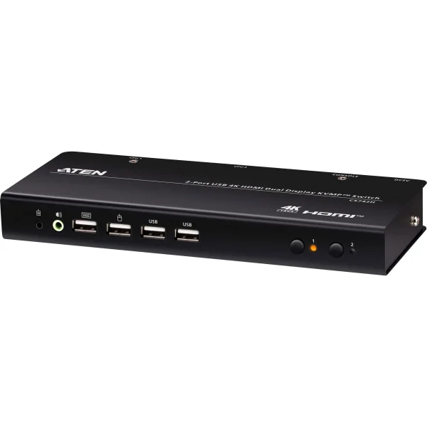 ATEN CS742H 2-Port USB 4K HDMI Dual Display KVMP Switch