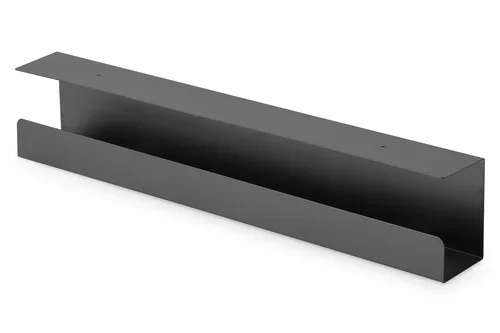 DESK CABLE MANAGEMENT CHANNEL BLACK
