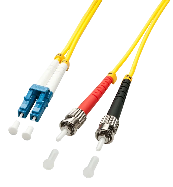 LWL-Duplexkabel LC/ST OS2 3m