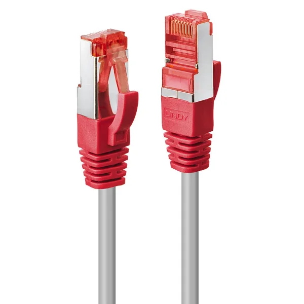30m CrossOver Cat.6 S/FTP  Netzwerkkabel, grau