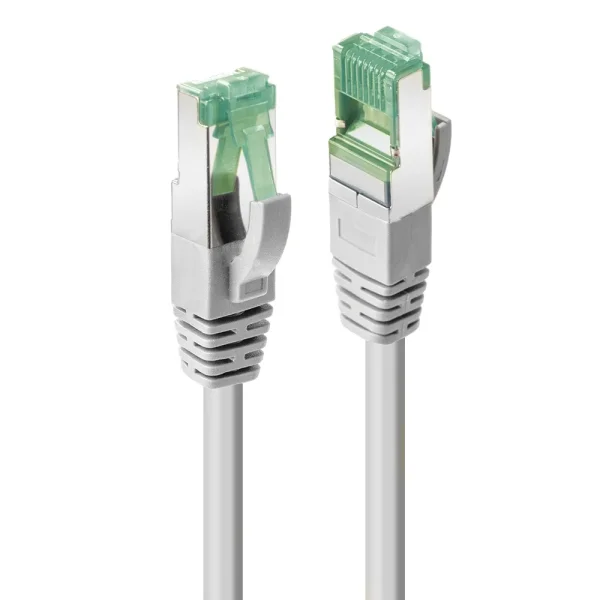 15m Cat.6A S/FTP GRS TPE Netzwerkkabel, Grau