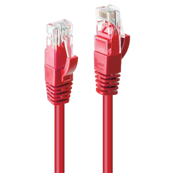 15m Cat.6 U/UTP  Netzwerkkabel, rot