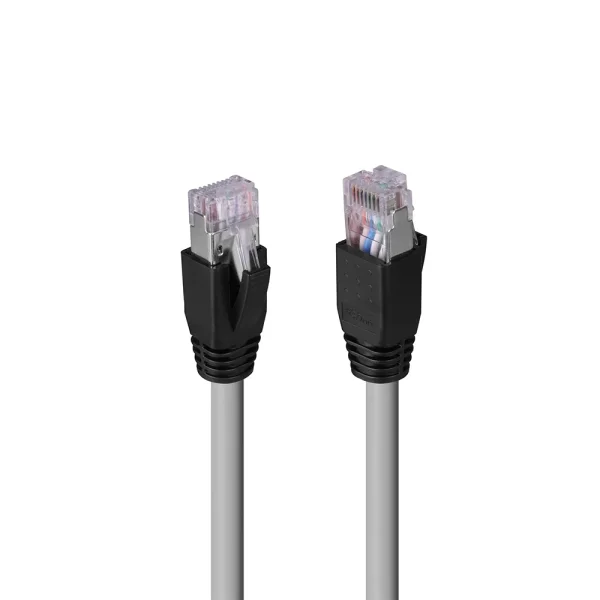 70m Cat.6A U/FTP LSZH Solid Core Netzwerkkabel, grau