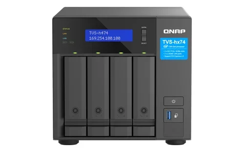 TVS-H474-PT-8G 4BAY 8GB DDR4 2X2.5GBE (2.5G/1G/100M/10M)