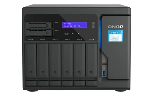 TS-855X-8G 6X3.5/2.5IN SATA 6GB HDD/SSD BAY + 2X2.5IN SATA 6GB/S