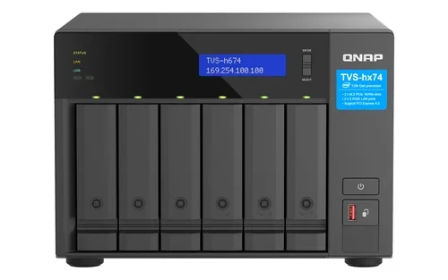 TVS-H674T-I5-32G 6 BAY I5 6C 32GB SO DIMM DDR4 2X 2.5GBE