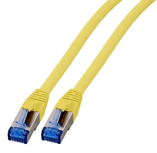 RJ45 PATCHKABEL S/FTP CAT.6A. CAT.7 RAW-CABLE TPE FLEX 0.25M