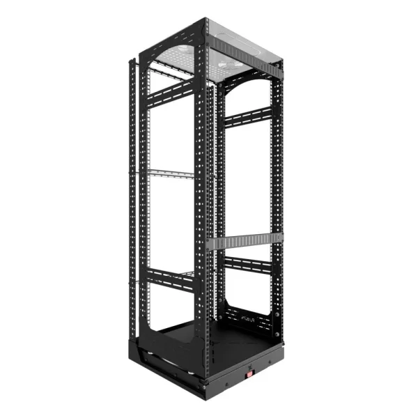19" Ausziehbares und drehbares Rack mit verlängerter Tiefe, 28RU