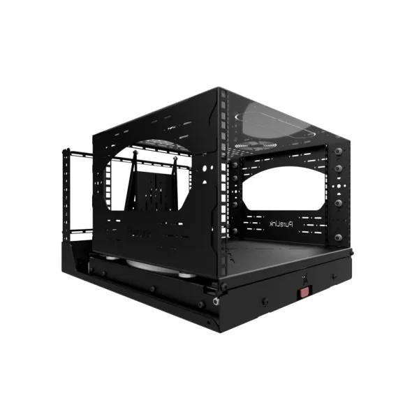 19" Ausziehbares und drehbares Rack mit verlängerter Tiefe, 6RU