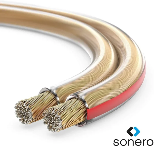 Sonero Premium 4,00mm² Lautsprecherkabel, 20,00m