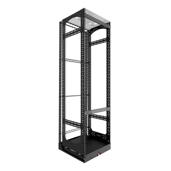 19" Ausziehbares und drehbares Rack mit erweiterter Tiefe, 36RU