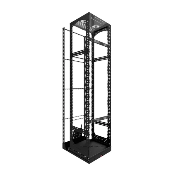19" Ausziehbares und drehbares Rack mit erweiterter Tiefe, 42RU