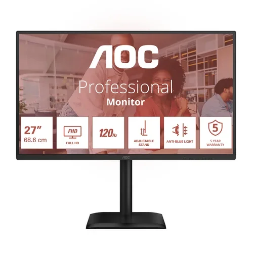 AOC 27E4CV - 27-INCH FULL HD MO 1920X1080 120 HZ HDMI 1.4 DISPLA
