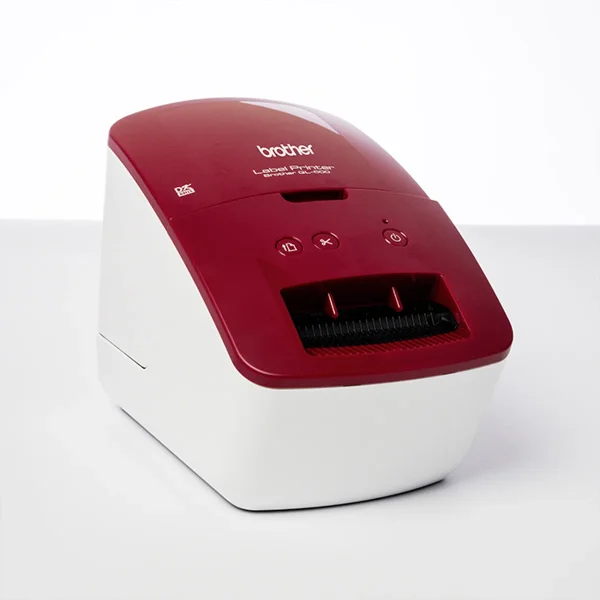 BROTHER QL600B LABEL PRINTER Rot