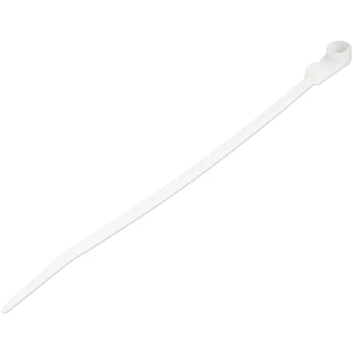 100 PACK OF PLASTIC ZIP TIES WITH SCREW HOLE 6