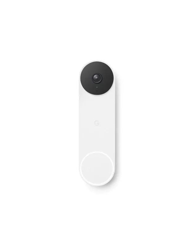 Google Nest Doorbell Wireless snow