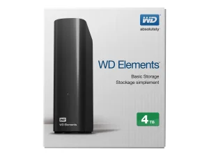 WD HDex 3.5" USB3 4TB Elements Desktop black