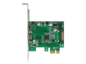 Delock PCIe x1 Card (2x USB Type-C  USB3.2 Gen1) inklusive Low-Profile Slotblech