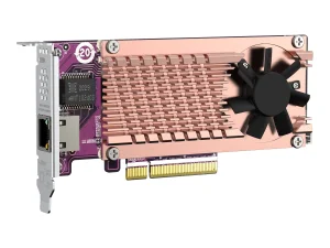 QNAP Dual M.2 PCIe SSD + 1x 10GB RJ45 PCIe Gen3 x8 +++ QM2-2P10G1TB