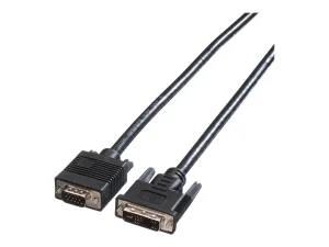 ROLINE DVI-VGA-Kabel DVI 12+5 ST ST 2m