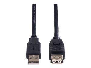ROLINE USB 2.0 Kabel Typ A-A ST/BU 3m